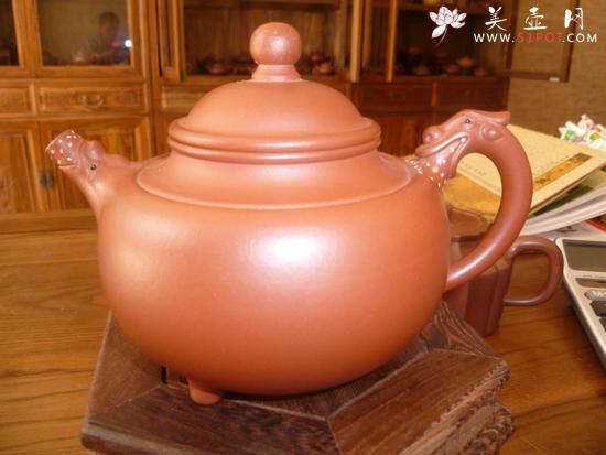 紫砂壶图片：天龙顶珠 - 美壶网