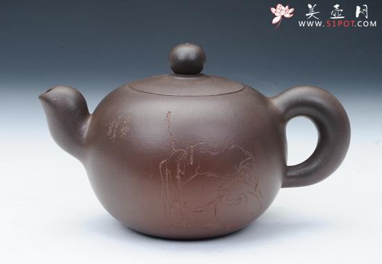 紫砂壶图片：一粒珠 - 美壶网