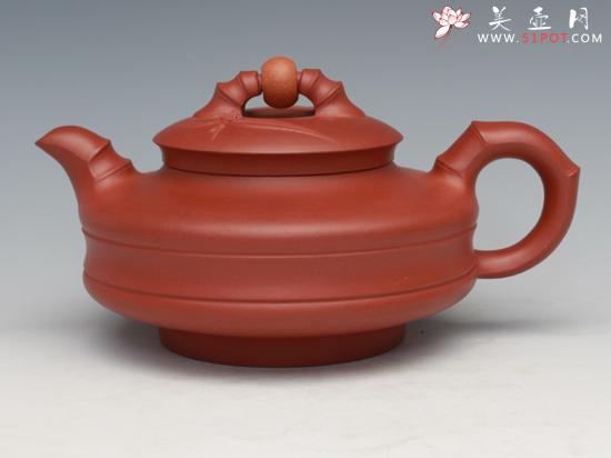 紫砂壶图片:逍遥竹壶(程艳 制) - 美壶网