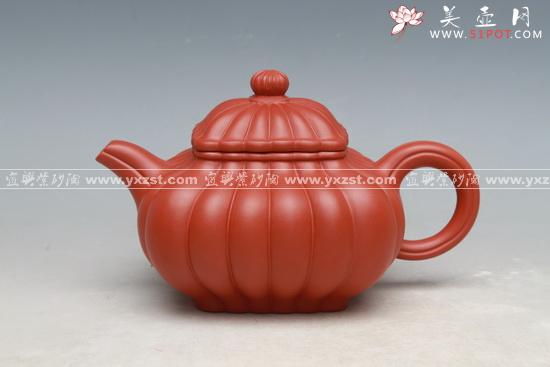 紫砂壶图片：锦囊石瓢 - 美壶网