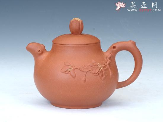 紫砂壶图片：玉兰壶 - 美壶网