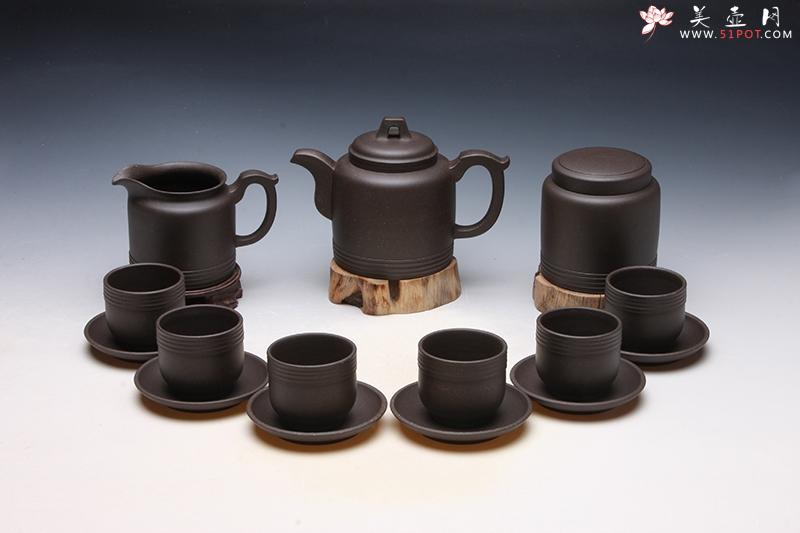 紫砂壶图片：十五件至乐茶具 - 美壶网