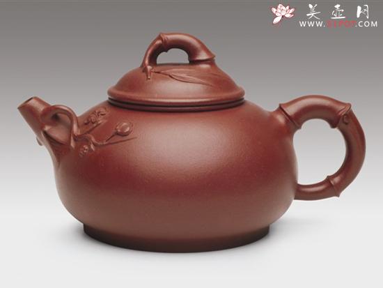 紫砂壶图片：梅竹壶 - 美壶网