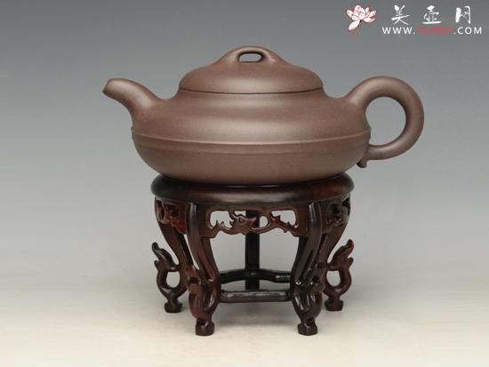 紫砂壶图片：线圆   容量：500cc - 美壶网