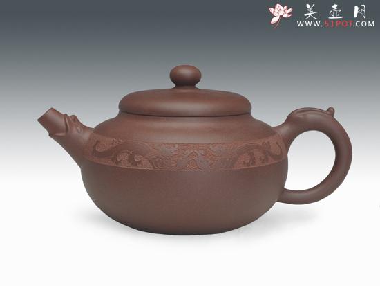 紫砂壶图片：双龙壶 - 美壶网