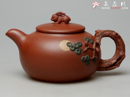 紫砂壶图片:松风明月 320cc - 美壶网