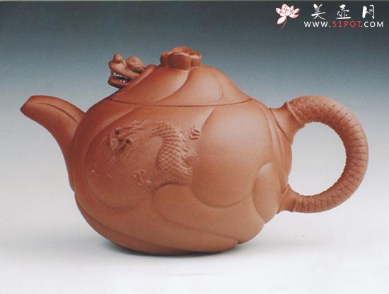 紫砂壶图片：鱼化龙 - 美壶网