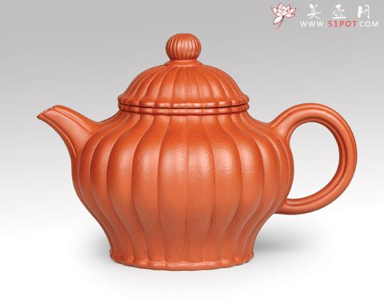 紫砂壶图片:菱花掇只 - 美壶网