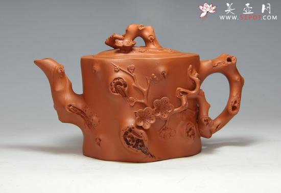 紫砂壶图片:新型梅桩 - 美壶网