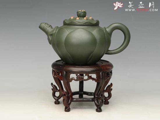 紫砂壶图片：莲心   容量：600cc - 美壶网