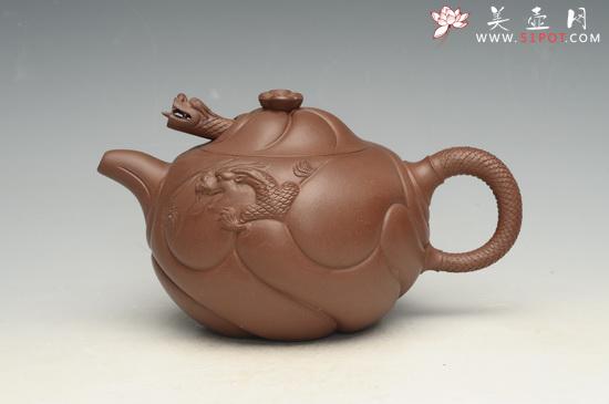 紫砂壶图片：鱼化龙 - 美壶网