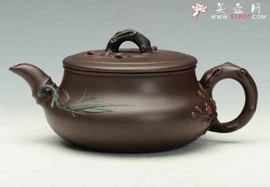 紫砂壶图片：岁寒三友 - 美壶网