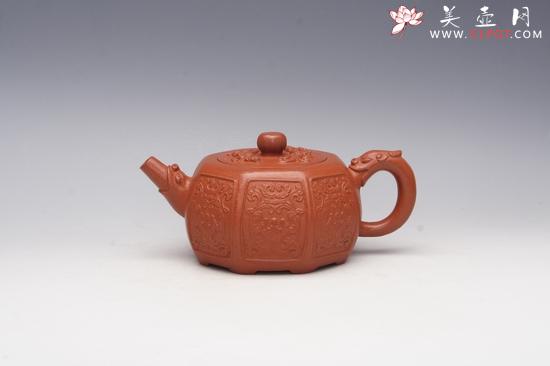 紫砂壶图片：八方 - 美壶网