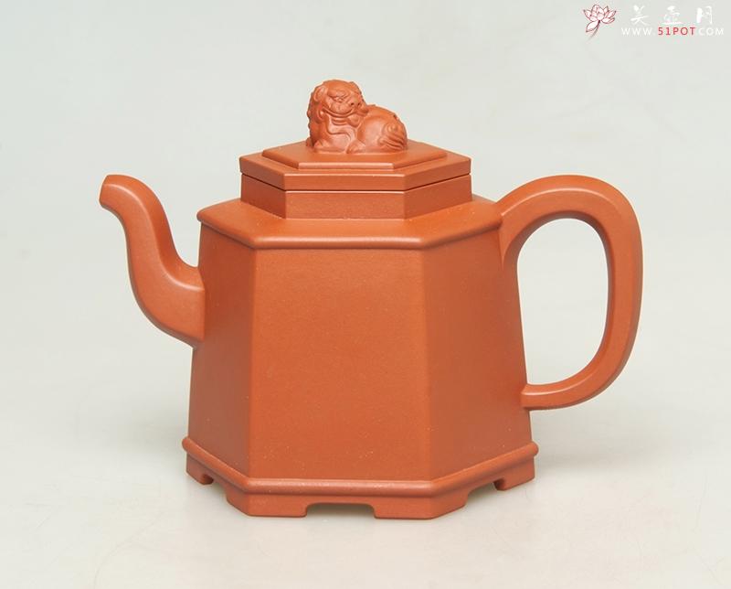 紫砂壶图片:六方醒狮 - 美壶网