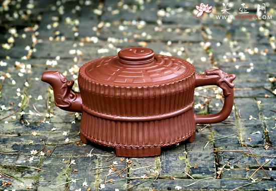 紫砂壶图片：1 龙头一捆竹 - 美壶网