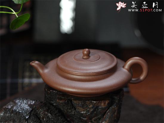 紫砂壶图片：虚扁 - 美壶网