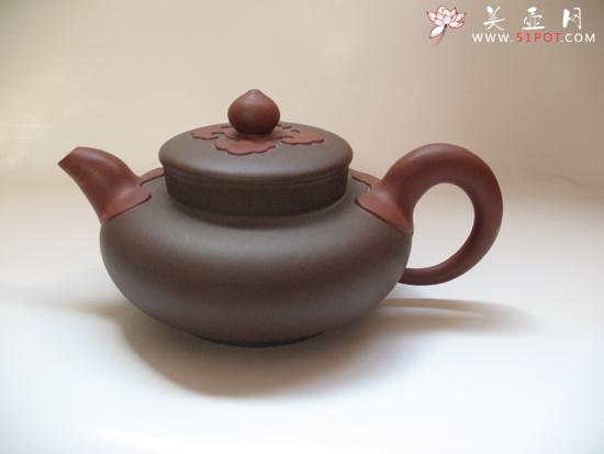 紫砂壶图片：双色如意 - 美壶网