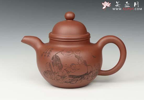 紫砂壶图片：掇球 - 美壶网