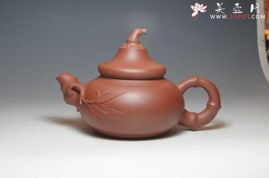 紫砂壶图片：竹节葫芦 - 美壶网