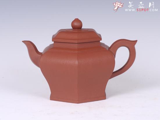 紫砂壶图片：六方宫灯 - 美壶网