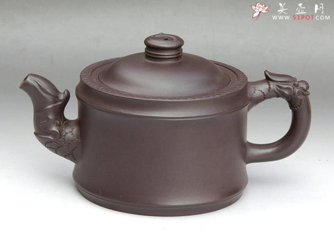 紫砂壶图片：龙头八卦 160CC - 美壶网