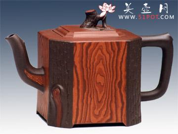 紫砂壶图片：松桩 - 美壶网