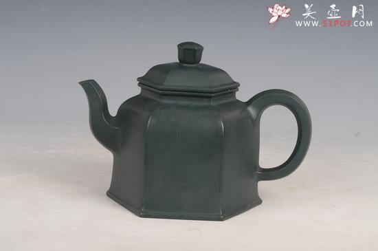 紫砂壶图片：六方钟壶 - 美壶网
