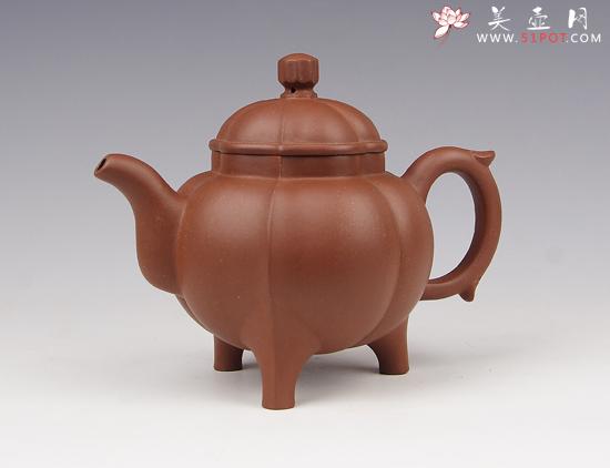 紫砂壶图片:三足鼎 - 美壶网