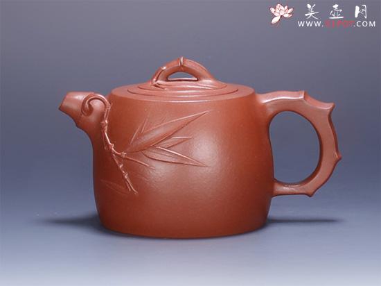 紫砂壶图片：竹节井栏 - 美壶网