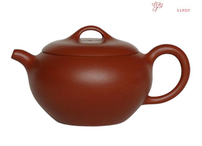 紫砂壶图片:朱泥飘香 120CC - 美壶网