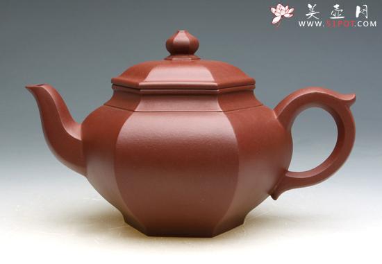 紫砂壶图片：六方灯宫 - 美壶网
