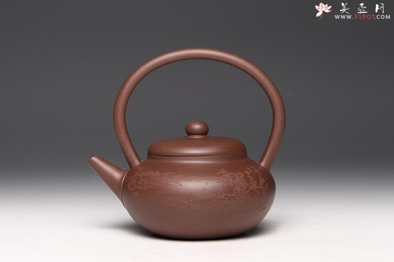 紫砂壶图片：柿元提梁 - 美壶网