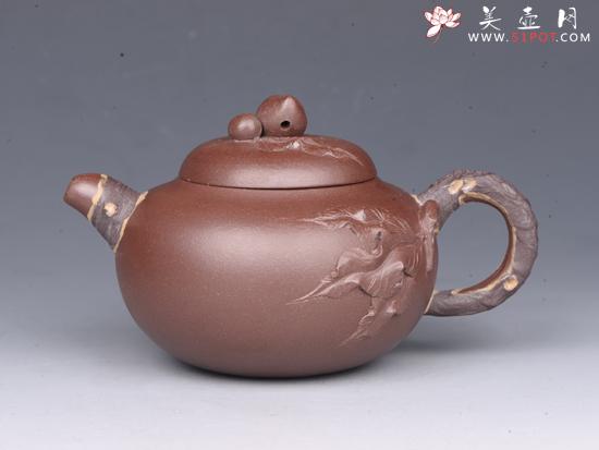 紫砂壶图片：小桃壶 - 美壶网