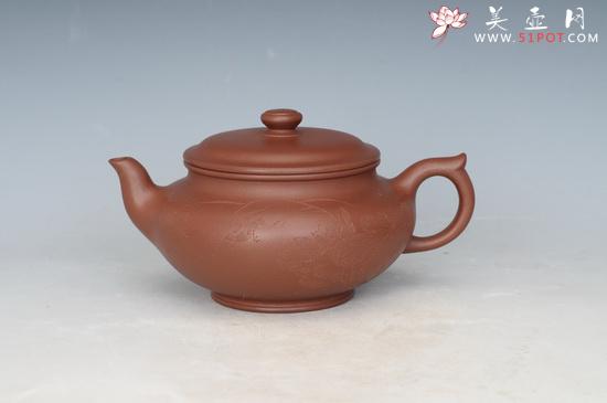 紫砂壶图片：扁樱 - 美壶网