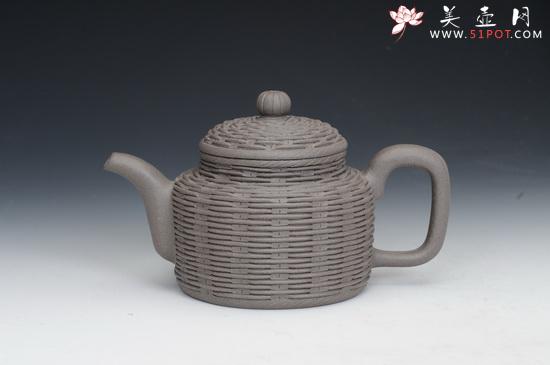 紫砂壶图片：竹编 - 美壶网