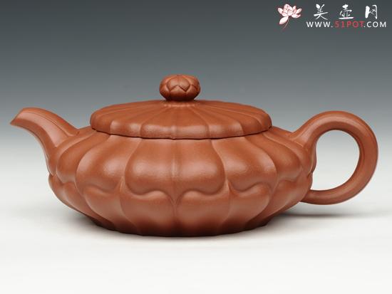 紫砂壶图片：扁合菱 - 美壶网