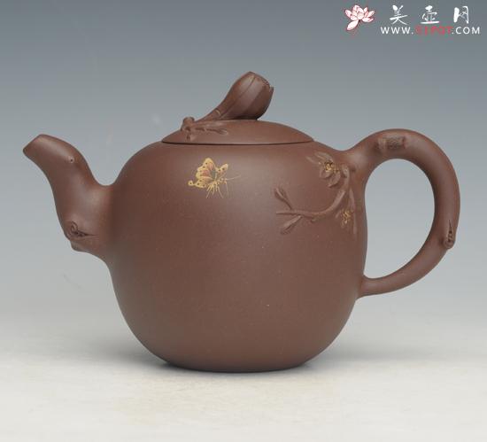 紫砂壶图片：玉蝴蝶 - 美壶网