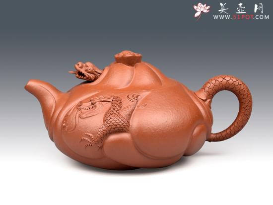 紫砂壶图片：鱼化龙2 - 美壶网