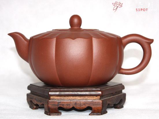 紫砂壶图片：底槽青  花磊壶 - 美壶网