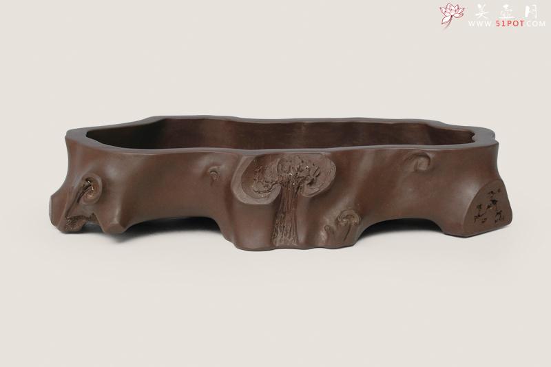 紫砂壶图片：梅桩盆 - 美壶网