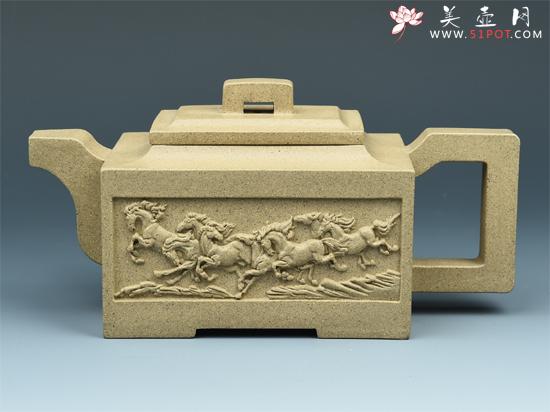 紫砂壶图片：马到成功 - 美壶网