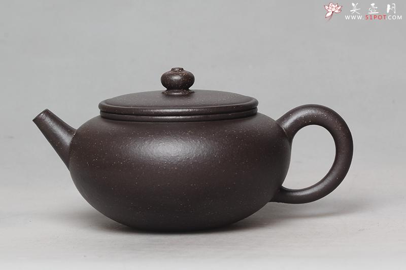 紫砂壶图片：怡圆（紫玉金砂） - 美壶网