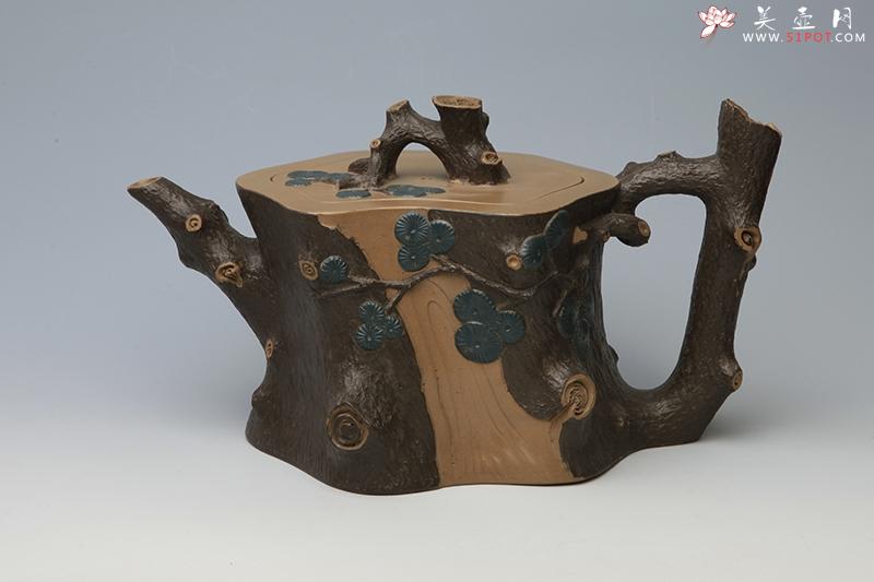 紫砂壶图片：大迎客松 - 美壶网