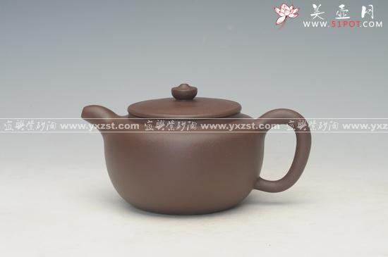 紫砂壶图片：平盖莲子 - 美壶网