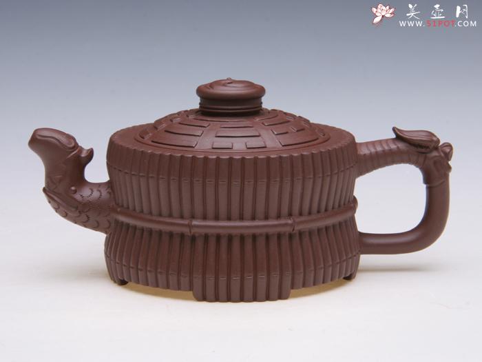 紫砂壶图片：龙头一捆竹 - 美壶网