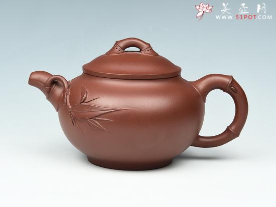 紫砂壶图片：竹鼓 - 美壶网