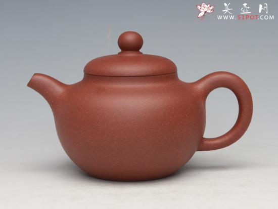 紫砂壶图片：掇圆壶（程艳 制） - 美壶网