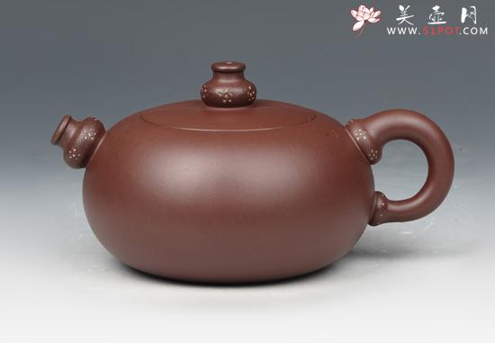 紫砂壶图片:纳福 - 美壶网