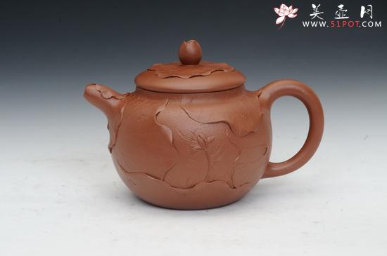 紫砂壶图片：荷塘春色 - 美壶网