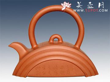 紫砂壶图片：明月提梁 - 美壶网